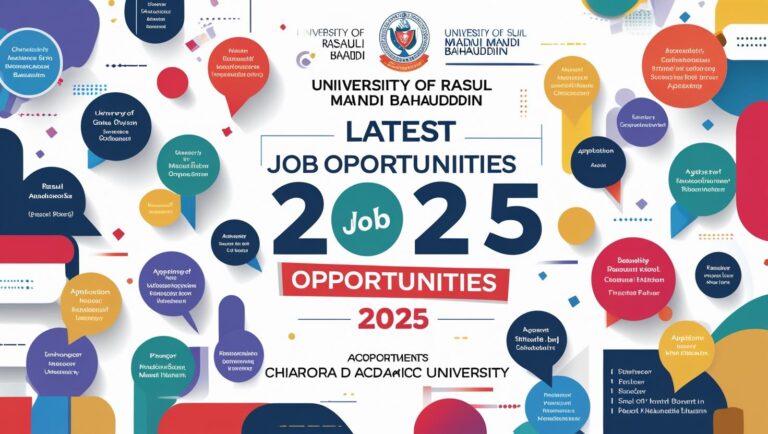 Teaching Jobs in Punjab 2025 – University of Rasul Mandi Bahauddin Vacancies & How to Apply Online